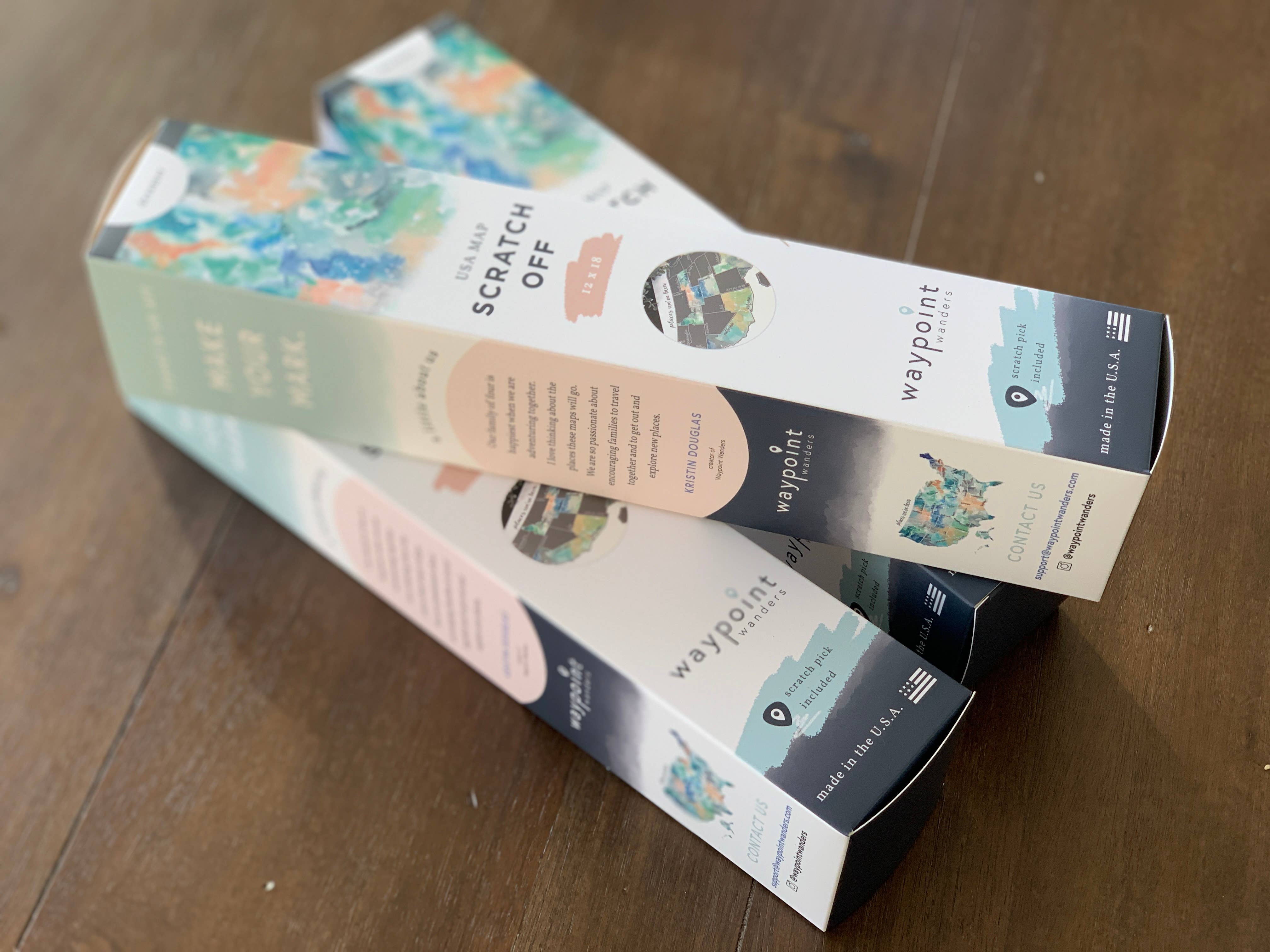 Waypoint Wanders - Vendita all'ingrosso Mappe - Mappa da grattare di Dreamer US5