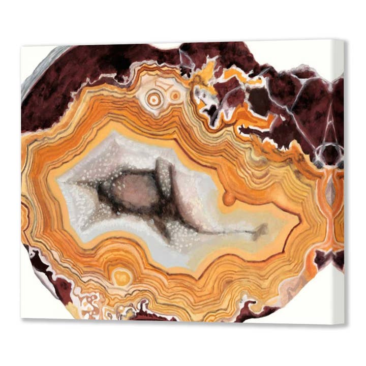 Agate Studies III, Giclee Print on Gallery Wrap Canvas for wholesale by Continents Brands