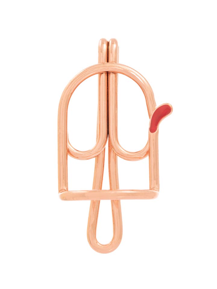 Achi, Porte-lunettes - Plaqué or rose - Parfait pour les chemises pour la vente par Achí Project