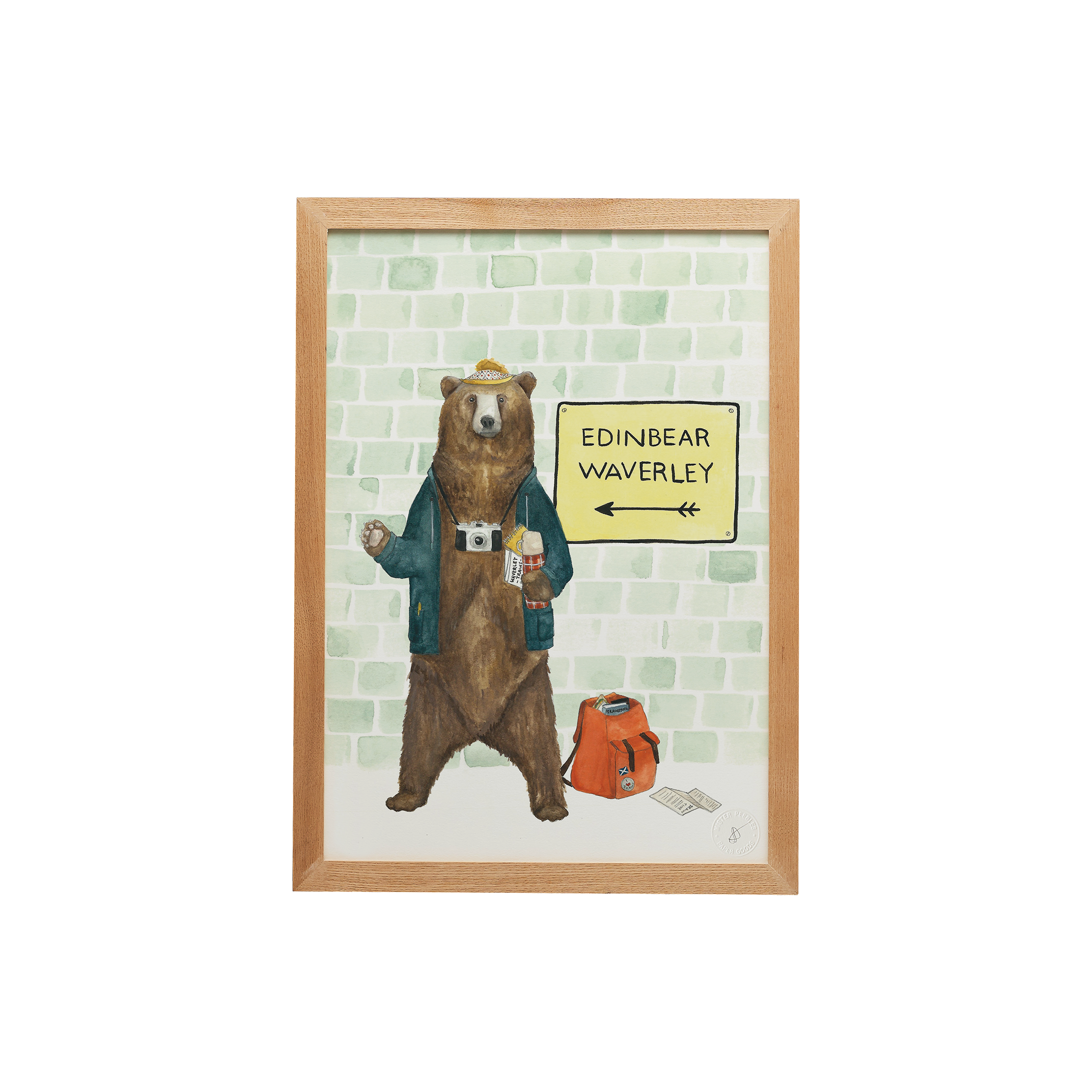 Mister Peebles - Wholesale Art Print - Edinbear Waverley Print2