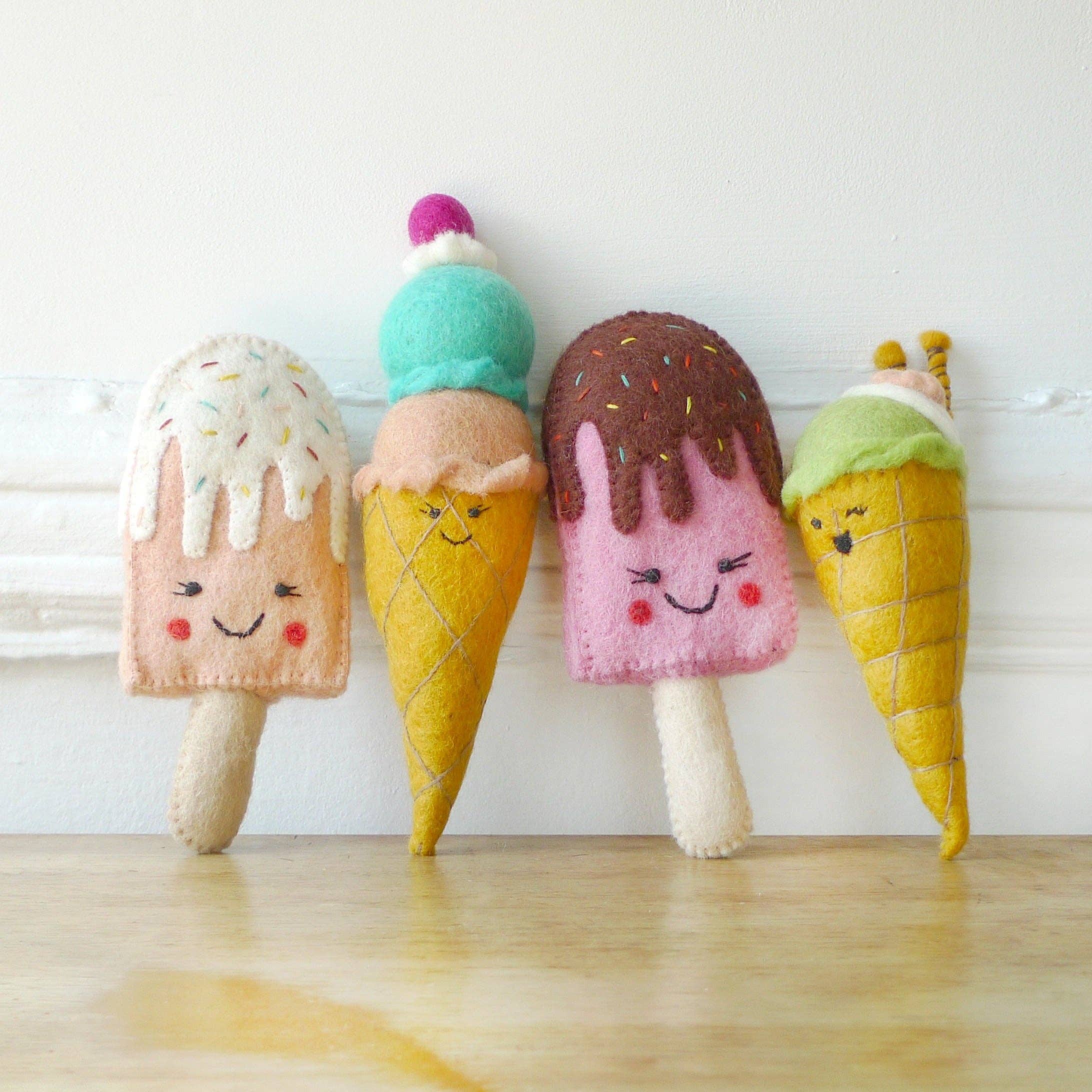 Pink Popsicle Squeaker Toy for wholesale on Faire2