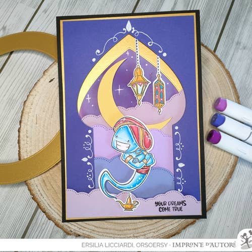 Impronte D'Autore - Wholesale Rubber/Decorative Stamp - Aladdin ENG Clear Polymer Stamps