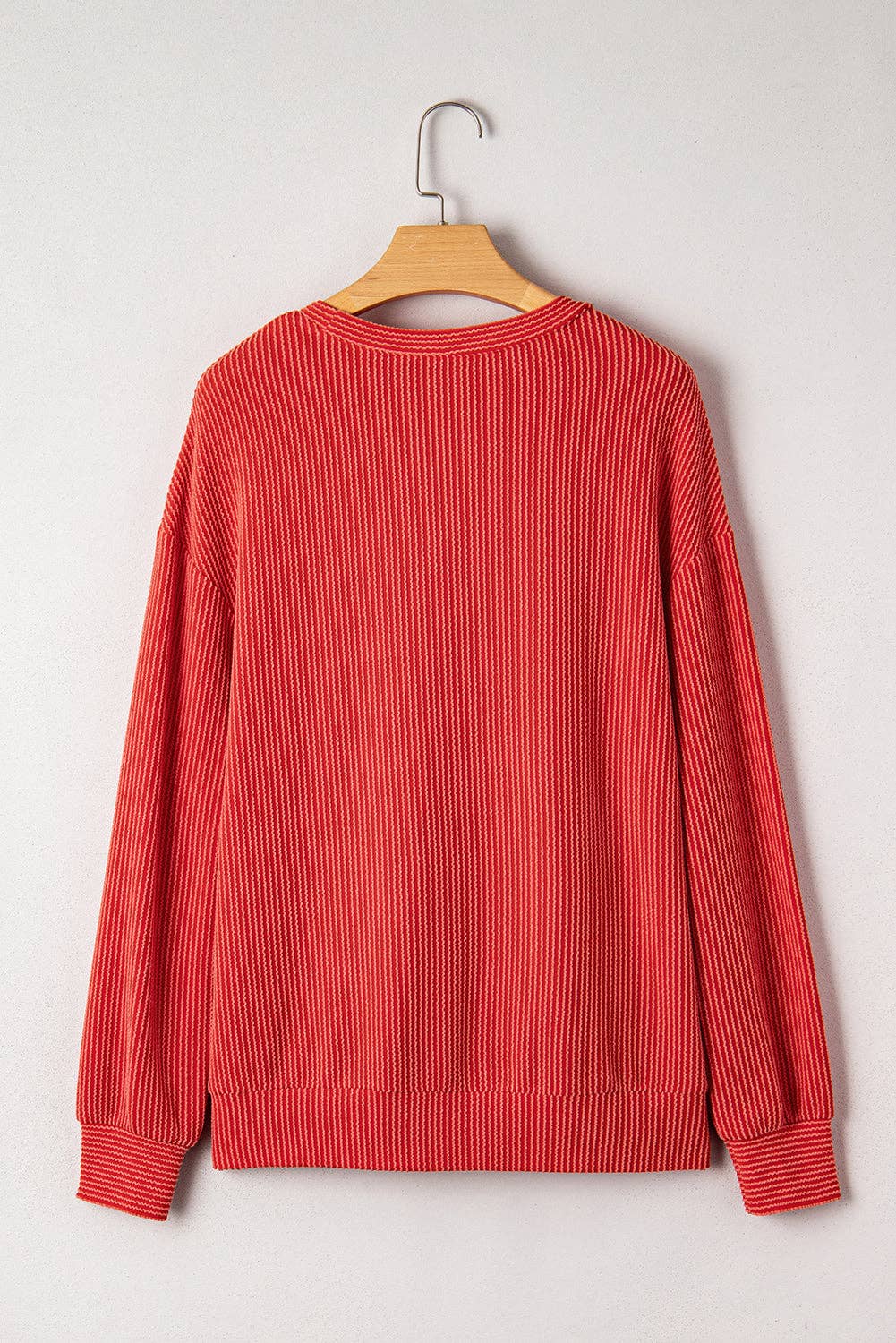 PRETTY BASH - Wholesale Knit Top - Women's - Christmas Merry Corded Knit Long Sleeve Top6