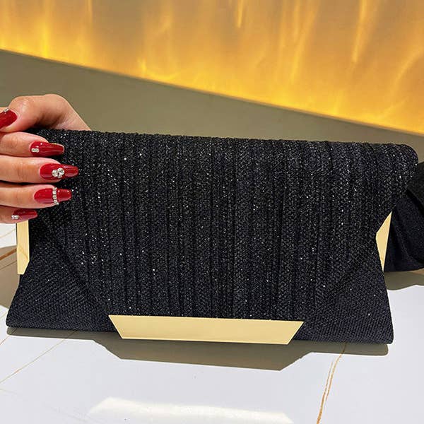 ShieldChic - Wholesale Clutch Bag - Women's - Chains Contrast Color Sequined Split-Joint Evening Bags&Clutches9