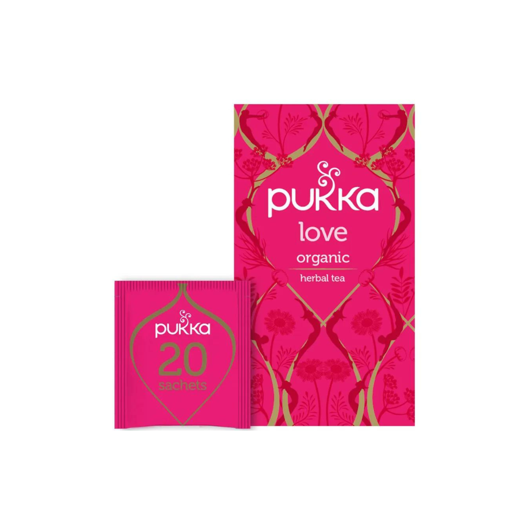 Ecohesens - Wholesale Health/Detox Tea - Organic Amour Infusion (Love) - box of 20 bags - Pukka1