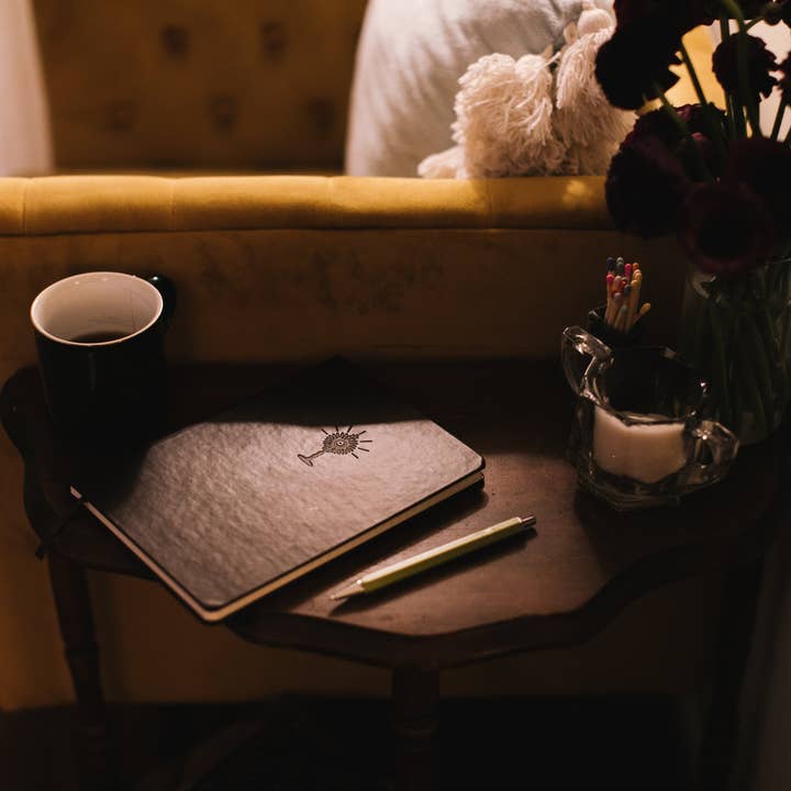 Elisa M Torres - Artist & Designer - Wholesale Notebook - Eucharist Notebook - Dark Brown Embossing6