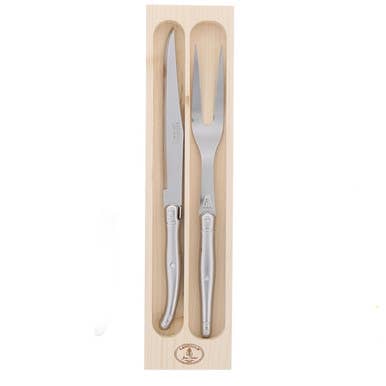 Jean Dubost Stainless Steel Carving Set for wholesale by The French Farm