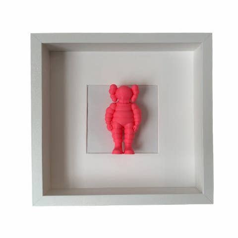 KAWS Chum Framed Figure Wall Art (3D Printed) for wholesale by HYPED ART