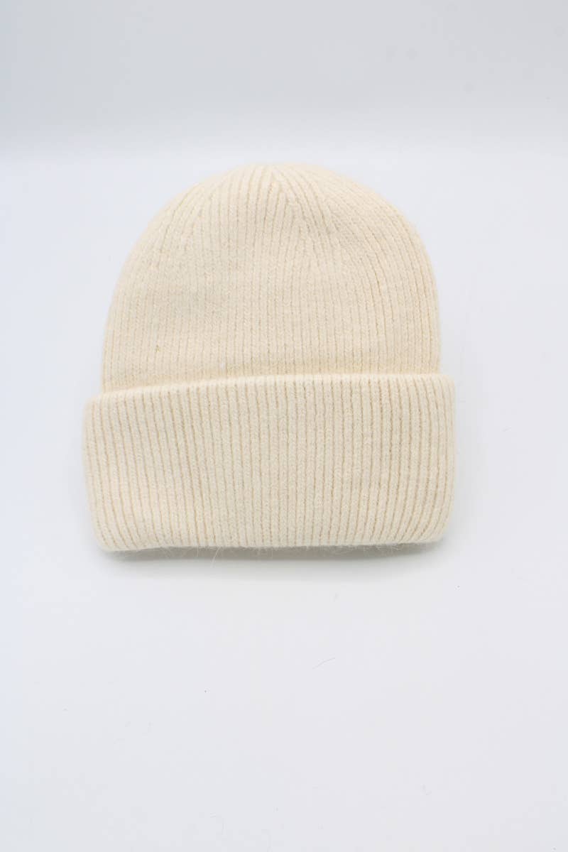Hologramme Paris - Wholesale Beanie - Men's - Classic plain Angora hat18