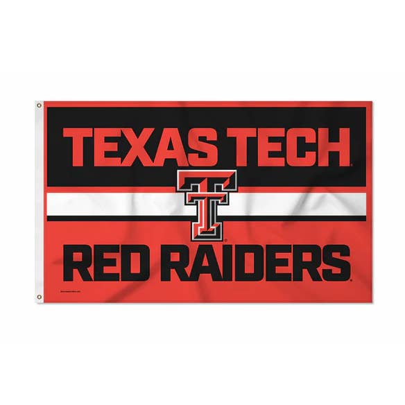 Texas Tech Red Raiders Bold 3' x 5' Banner Flag for wholesale by Rico Industries