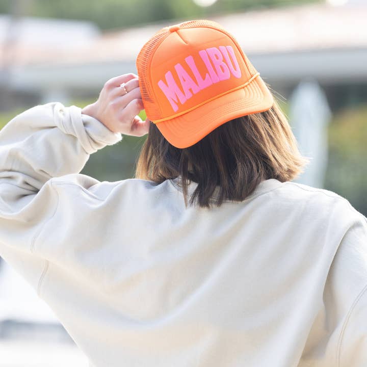 Malibu Trucker Hat for wholesale by Malibu and Mint