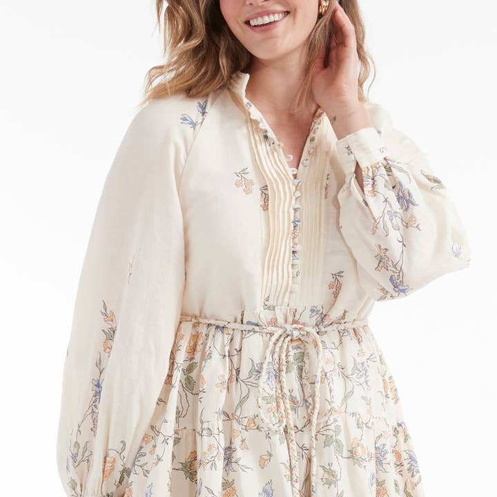 Louisa Tunic Mini Dress - Warm Vintage Floral Design and other Purchase Wholesale tuniche prima comunione. Free Returns & Net 60 Terms on Faire trending on Faire.