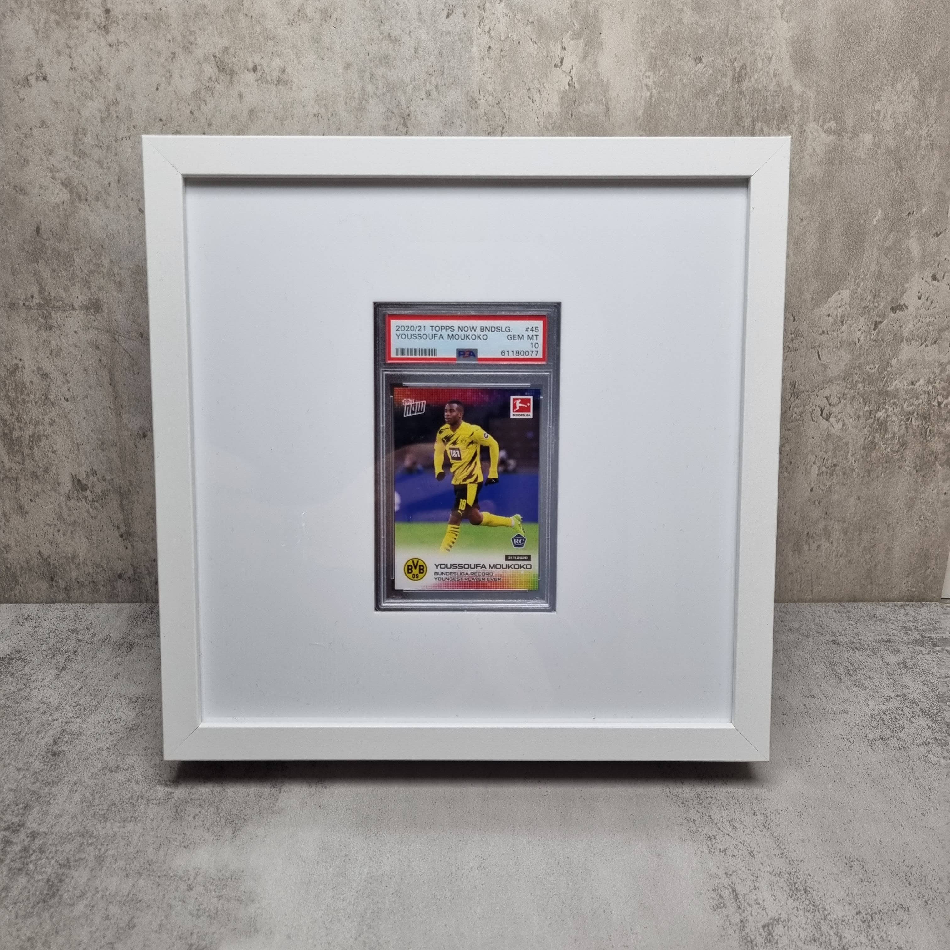 Man of the Match Football – wholesale Bildram – Graderad samlarkortsvisningsram