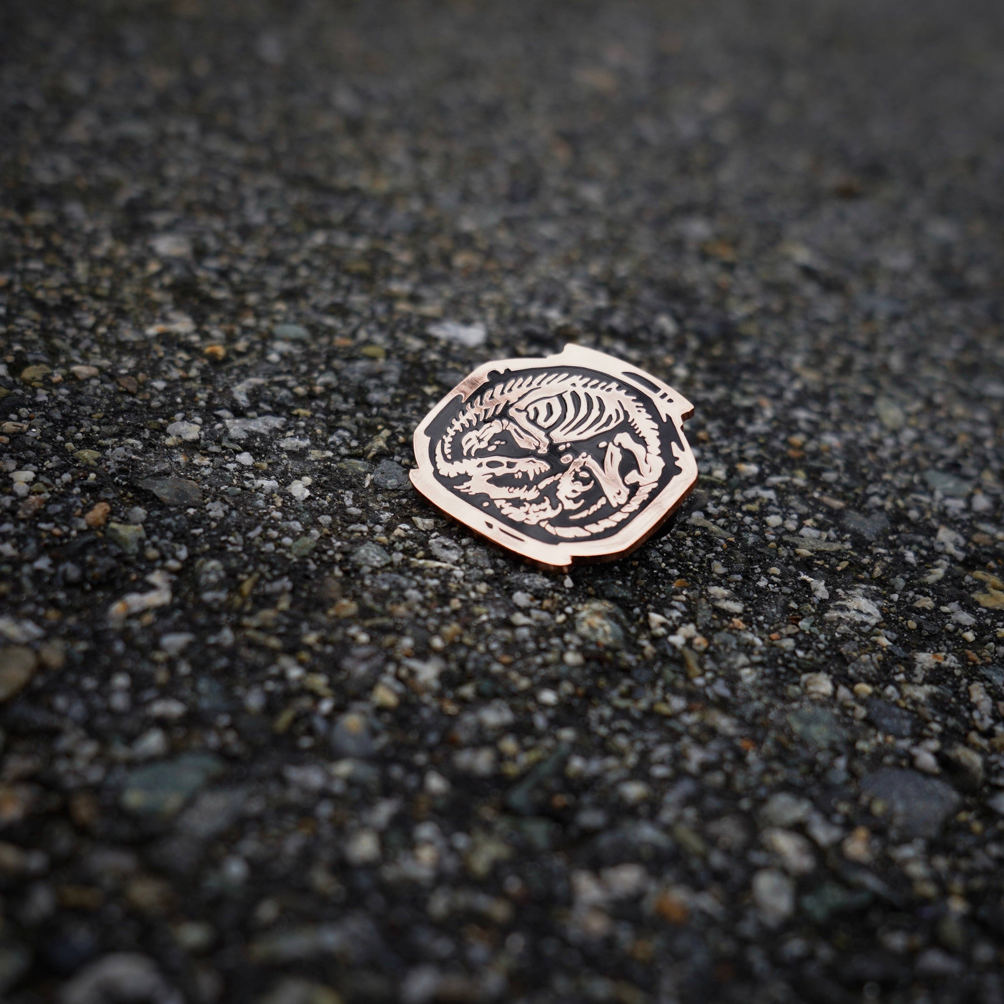 Kirin Koncept - Wholesale Lapel Pin/Button - Hic sunt Dracones - Hard Enamel pin3