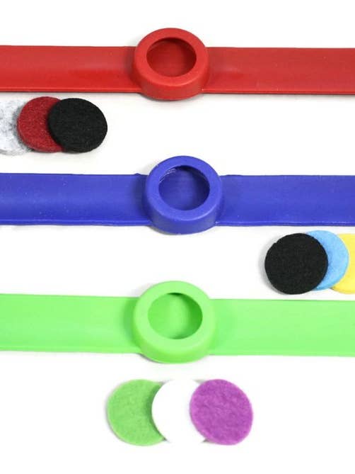 Silicone Slap Bracelets for Essential Oils - Set of 3 for wholesale by Destination Oils