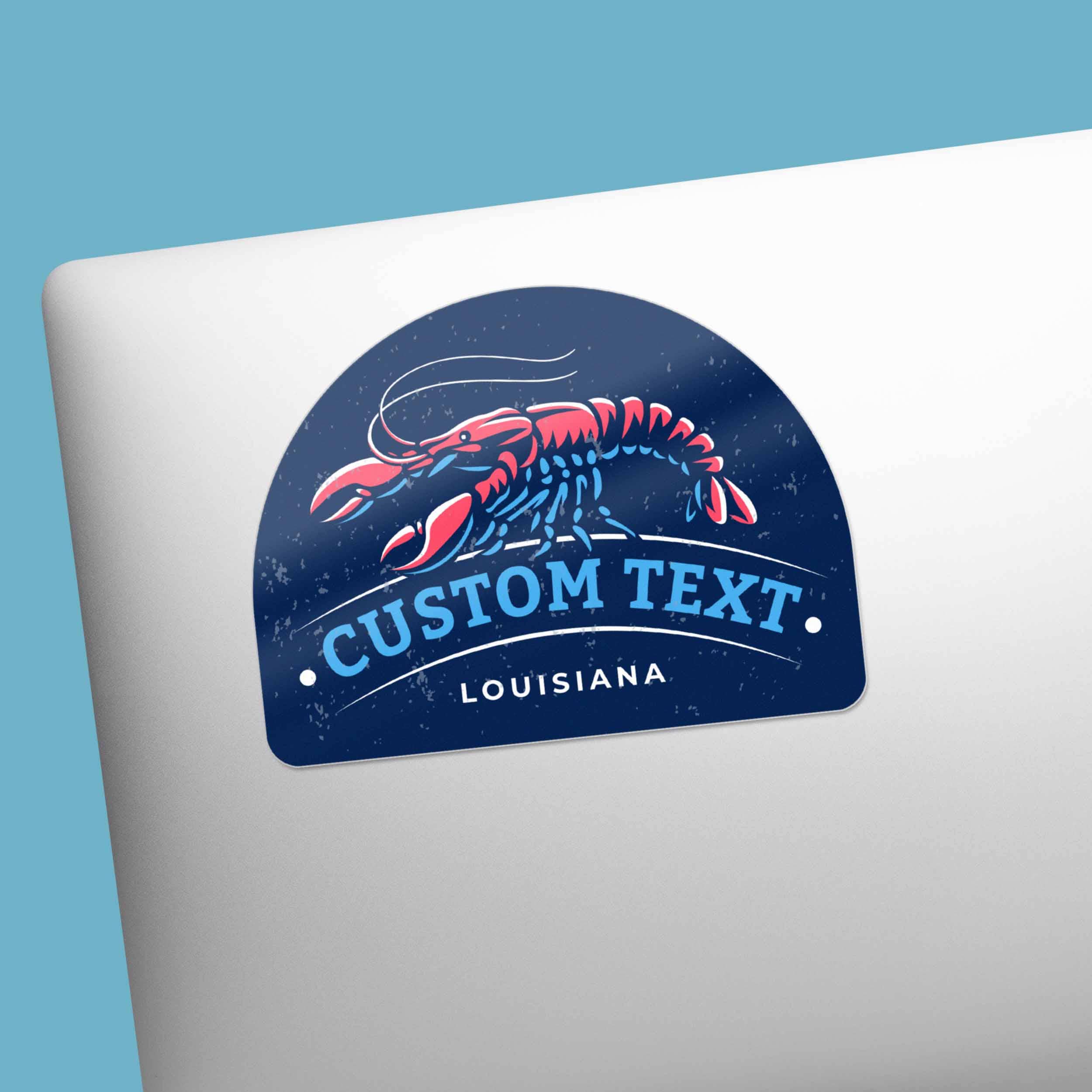 Sentinel Supply - Wholesale Sticker - Custom Crawfish Sticker - Southern Name Drop Decal3