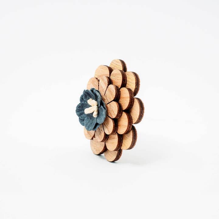 Nordic Wood – wholesale Bow Tie - Men’s – Wooden Bow Tie Set - Flowery Maple4