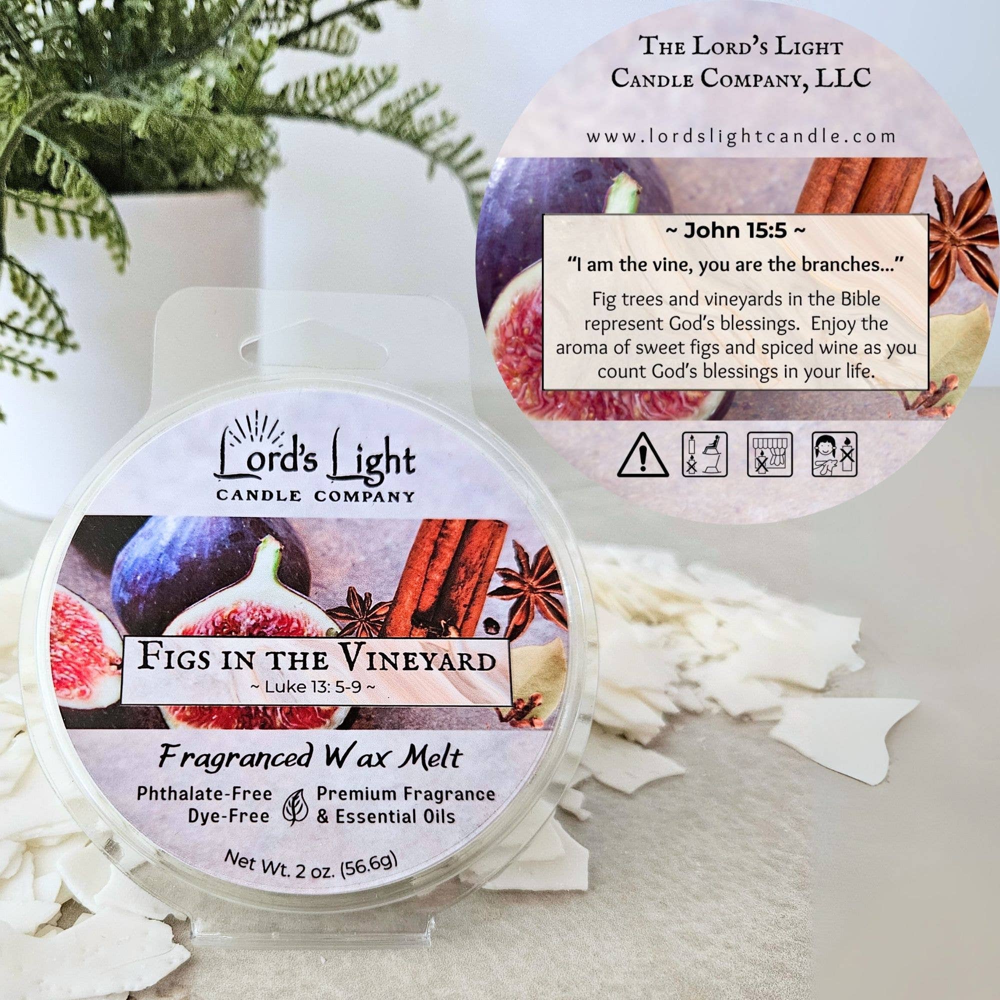 Lord's Light Candle - Wholesale Wax Melt - Highly Fragranced Faith-Based Wax Melt12