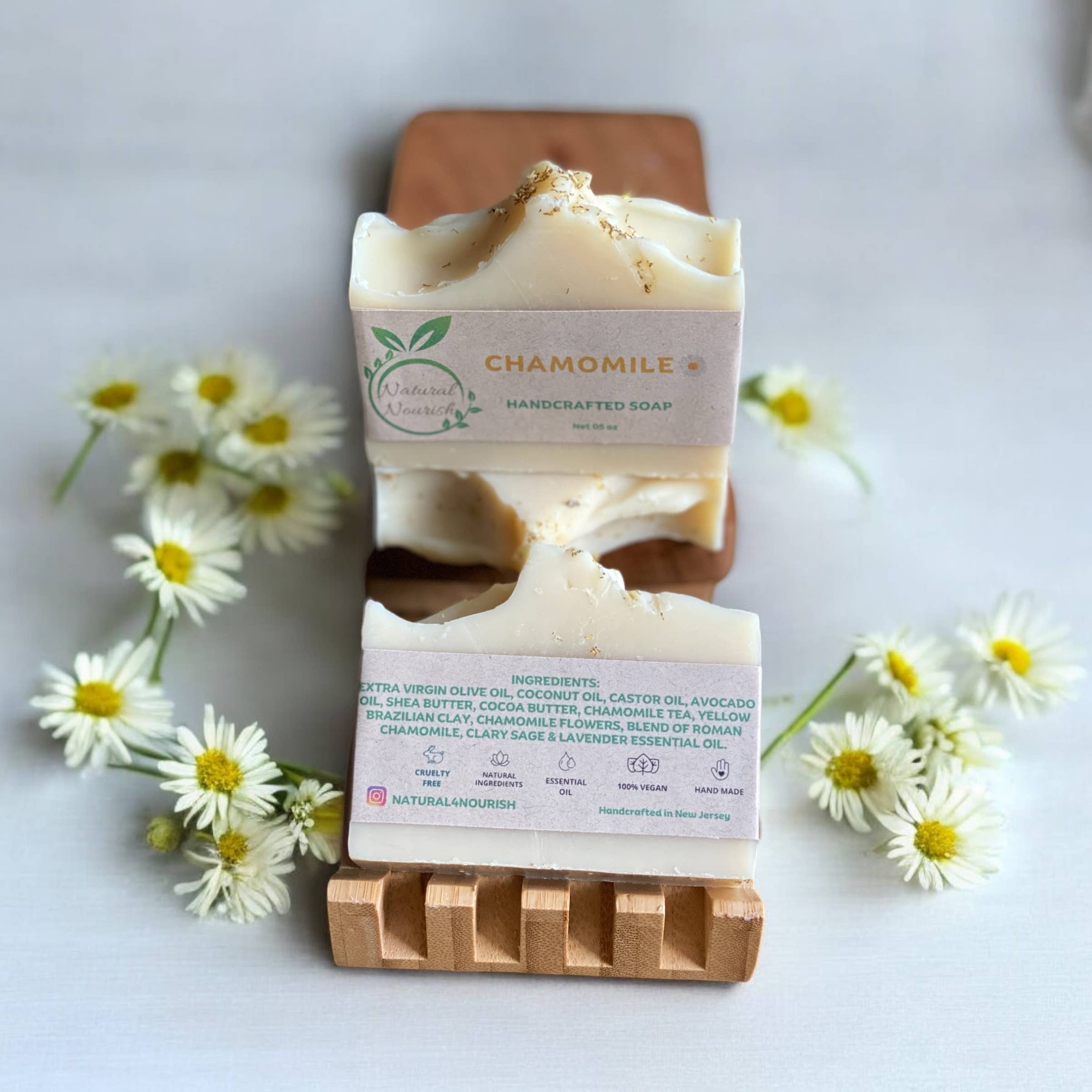 Natural Nourish - Wholesale Bar Soap - Chamomile Handmade Soap1