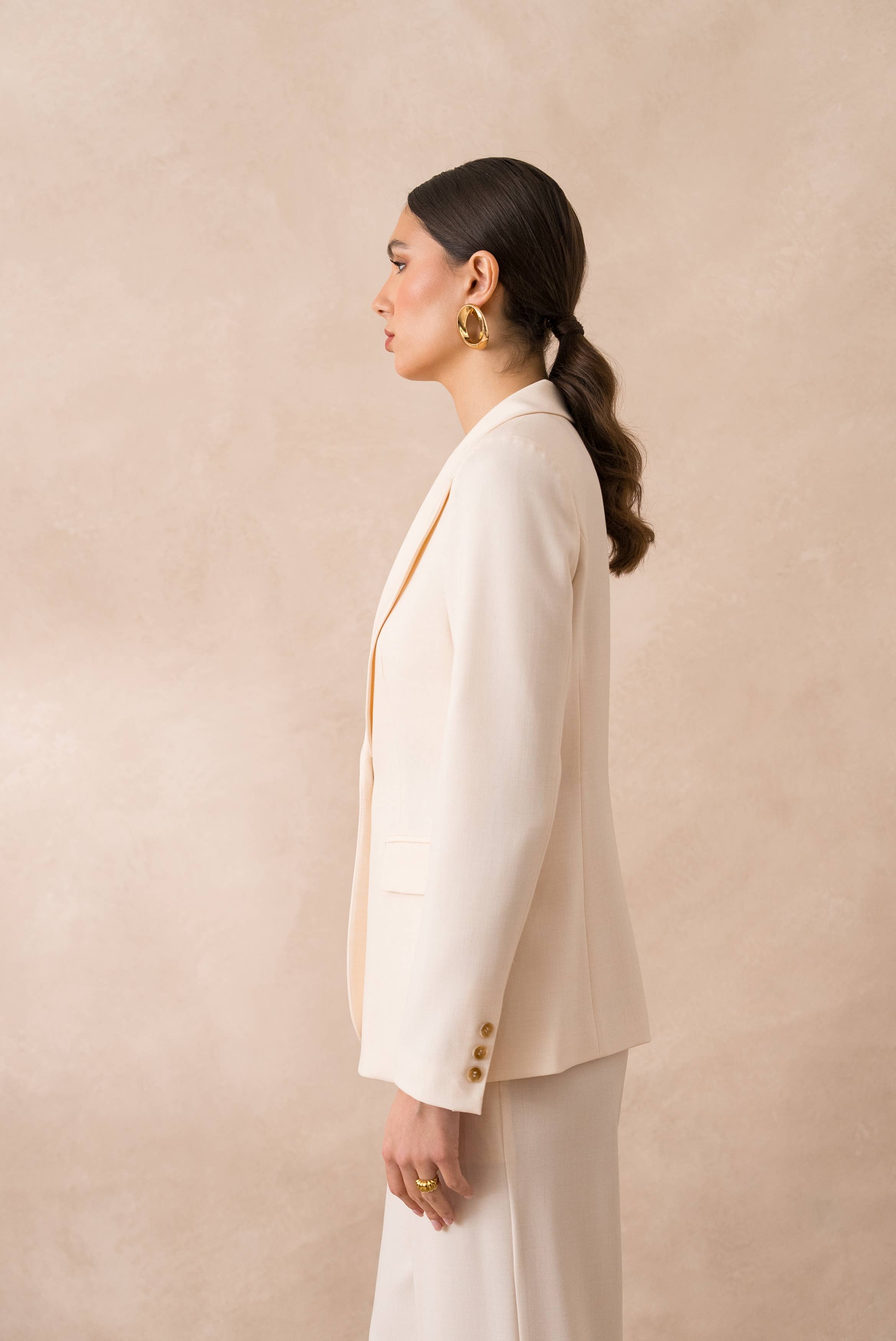 Attentif Paris – wholesale Kostymjacka – Dam – Heather figursydd kavaj för dam77