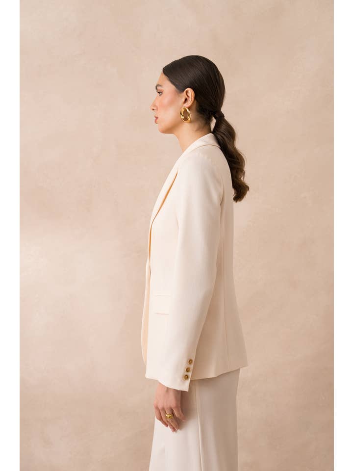 Attentif Paris – wholesale Kostymjacka – Dam – Heather figursydd kavaj för dam77