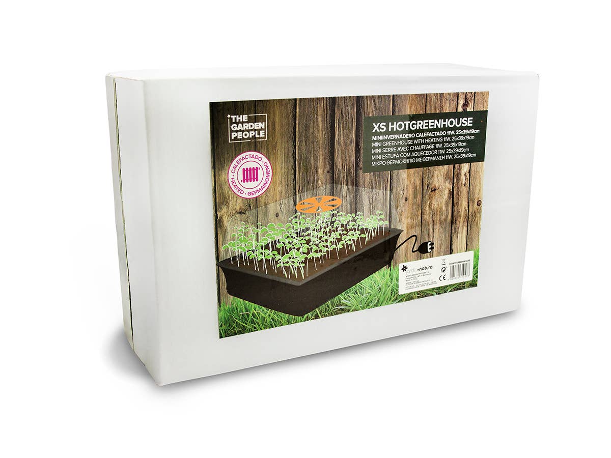 JARDIN Y NATURA OUTDOOR & GARDEN PRODUCTS SL – Großhandel Blumentopf – Heizbares Mini-Gewächshaus XS HOT GREENHOUSE4