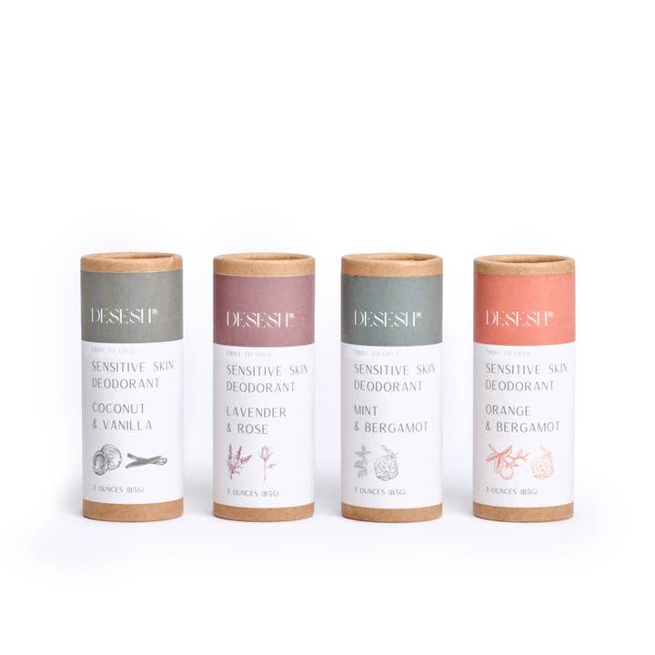 Desesh - Wholesale Deodorant - Unisex - Natural Sensitive Deodorant (Aluminum Free, No Baking Soda)