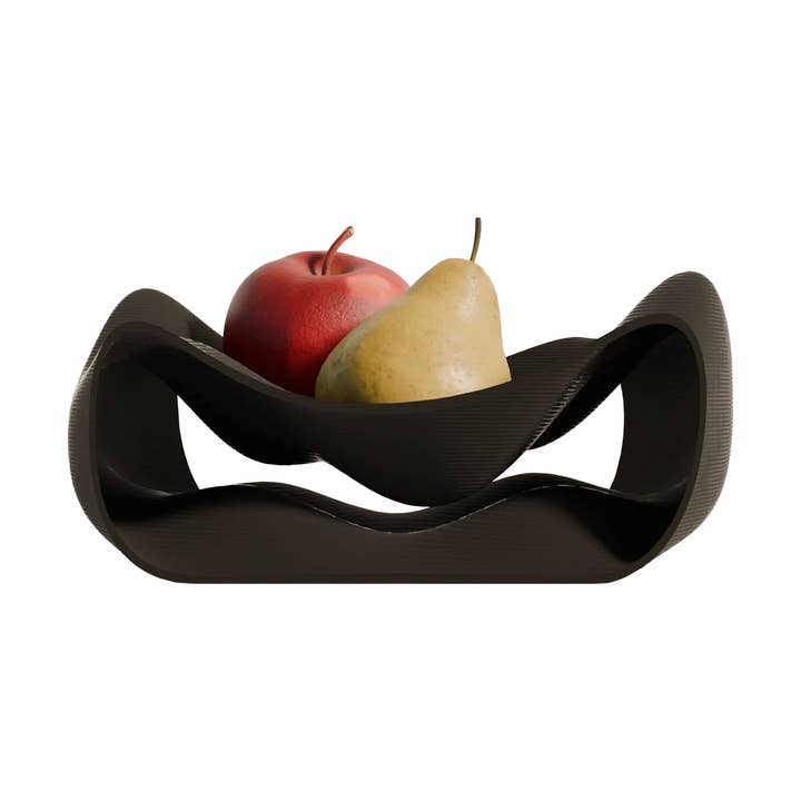 Fano modern design fruit bowl black edition for wholesale by Fiastra Design