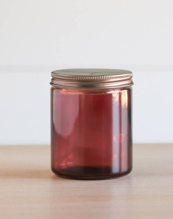 Mixie Market - Wholesale Jar - Cranberry 8 oz. Mixie Jars | 12 pk3