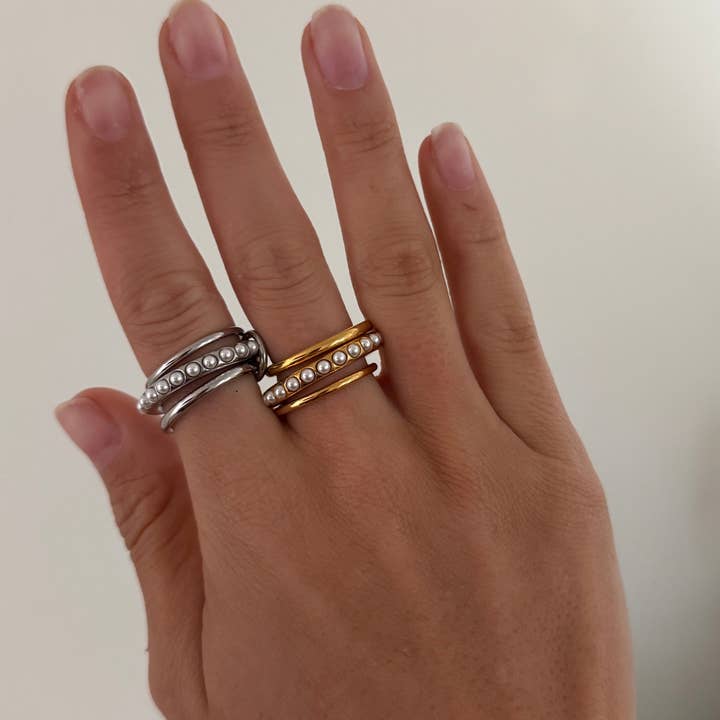 CHANSUTTPEARLS - Wholesale Multi-Stone Ring - SELENA RING