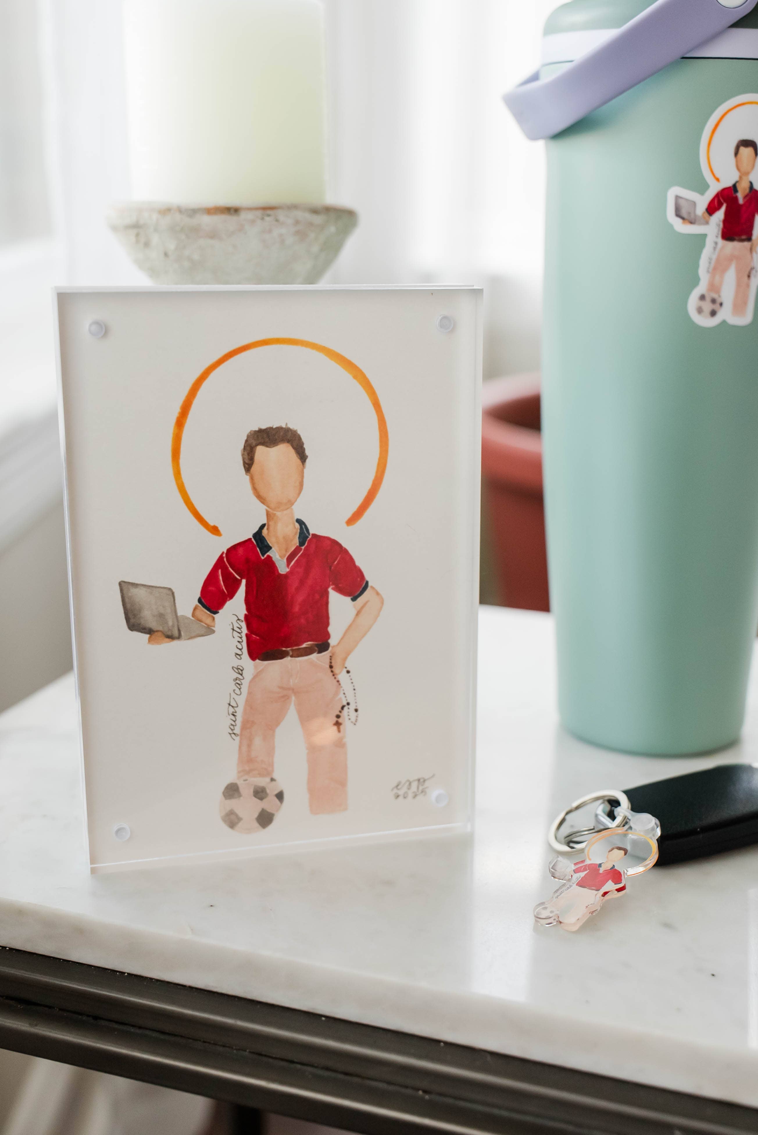 Emily S Pitre Art - Wholesale Art Print - St. Genevieve 5x7 Prints1