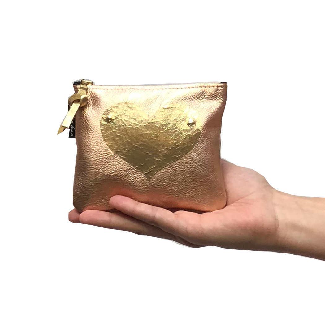 Zina Kao Exclusives – Engroshandel Posetaske - Dame – Soft Heart Applique: 3 størrelser! 7