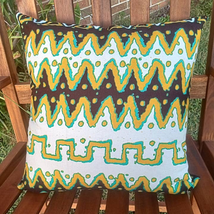 PIZZAZZ throw pillow cover for wholesale by The Afrophile