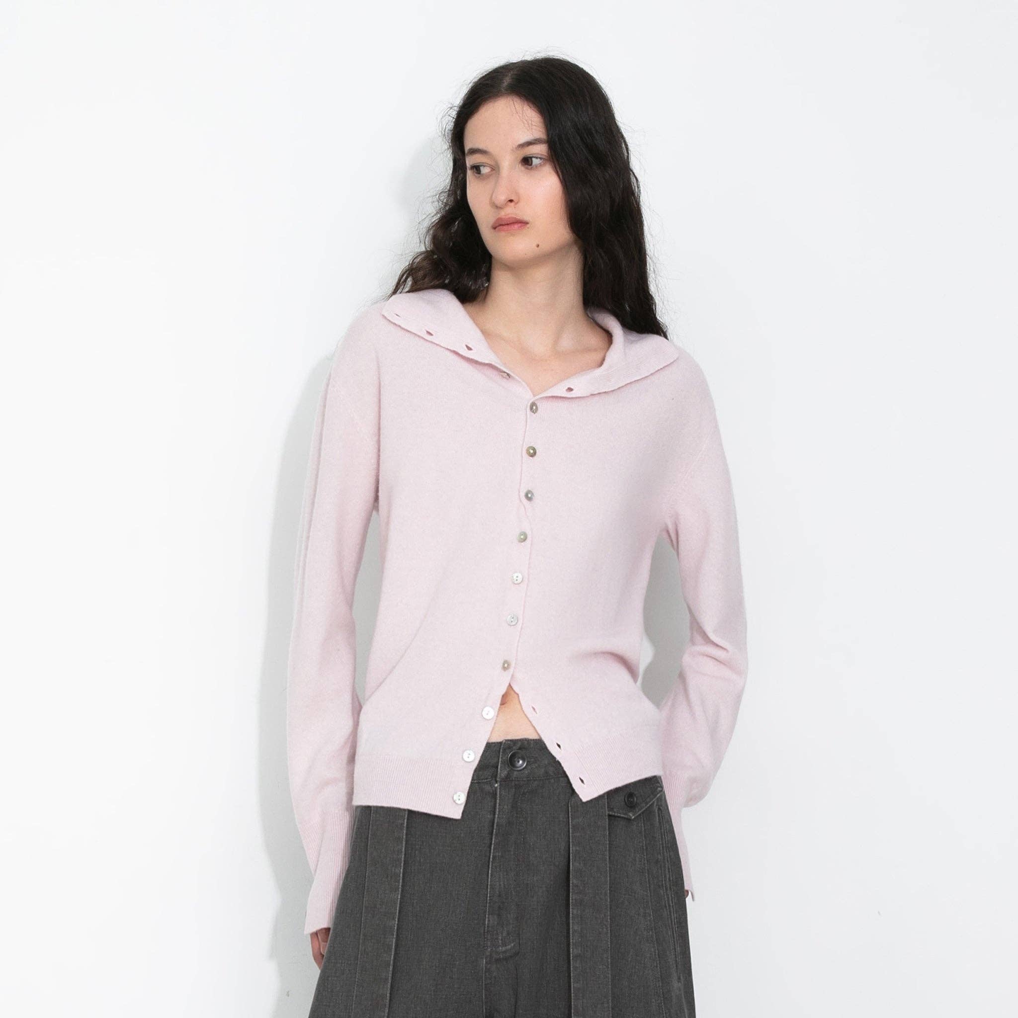 CUBIC - Wholesale Cardigan - Women's - Relaxed Knit Cardigan Jacket in 100% Wool5