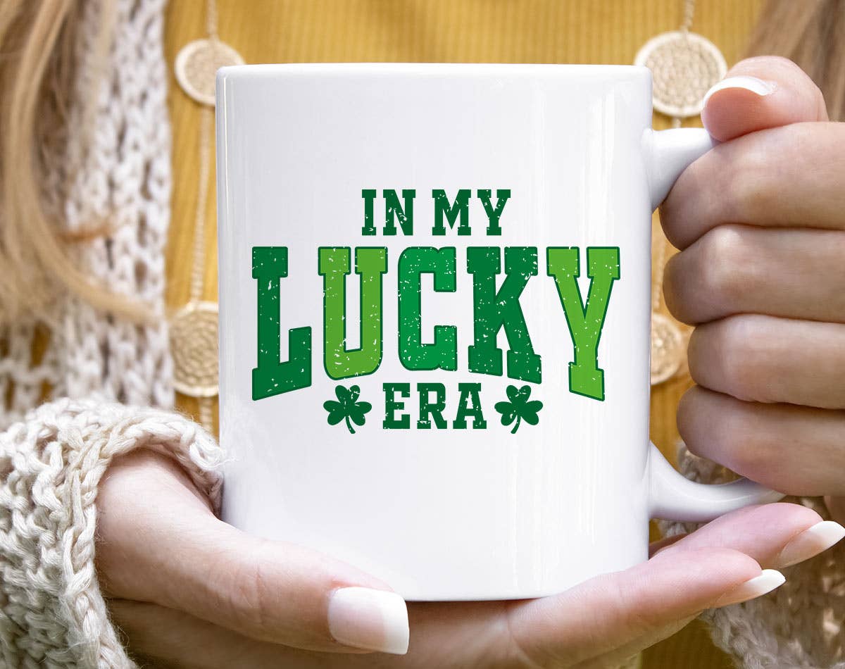 House Of Rodan – Großhandel Kaffeebecher – In meiner Glücksära - St. Patrick's Day Kleeblatt Kaffeetasse0