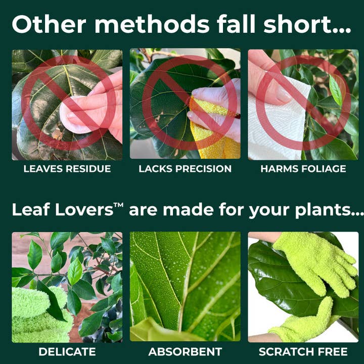 Bless Your Soil - Wholesale Garden Gloves - Microfiber Dusting Gloves for Plants : Leaf Lovers 2.02