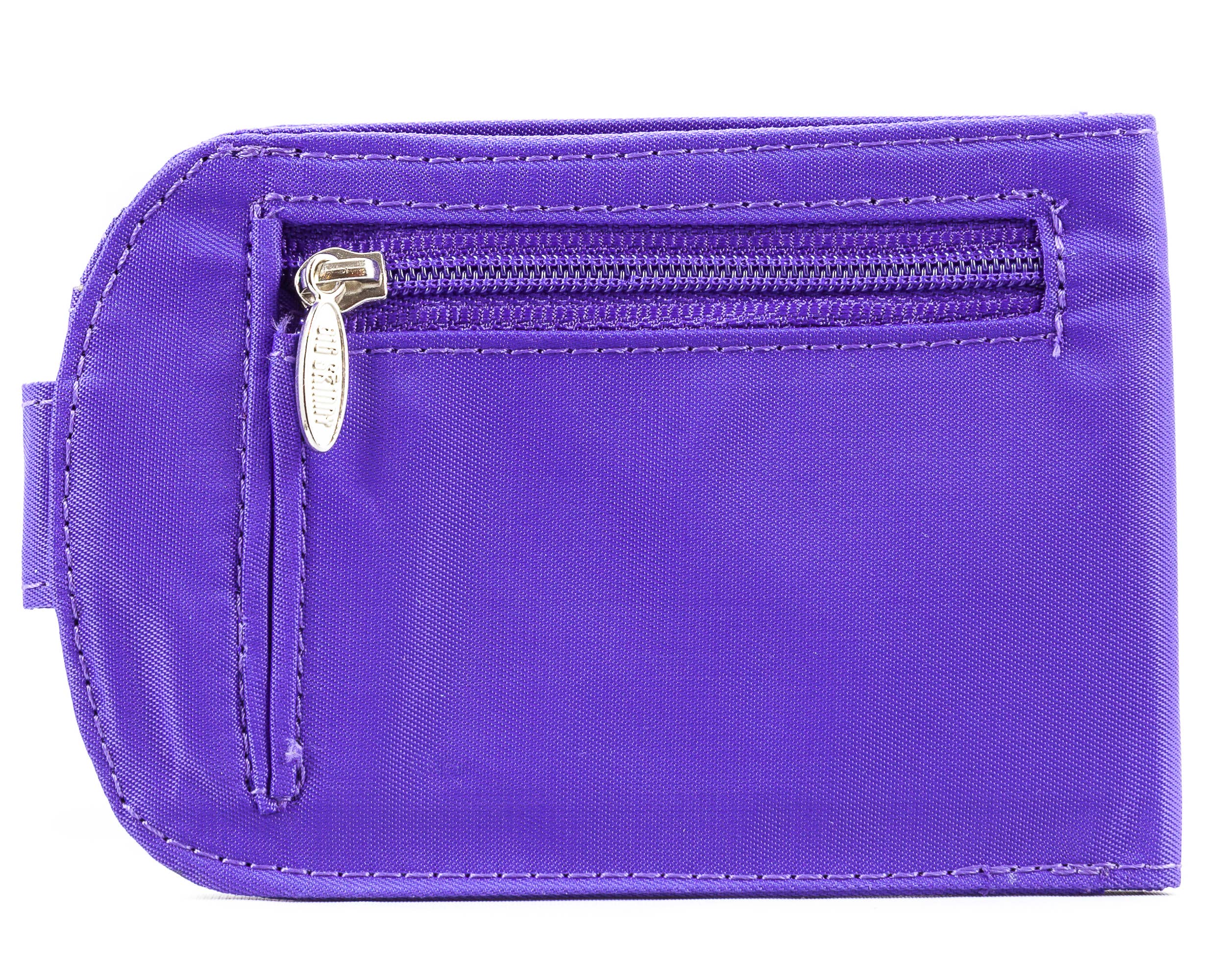 Big Skinny Wallets - Wholesale Wallet - Unisex - RFID Blocking Taxicat Bifold Wallet - Purple5