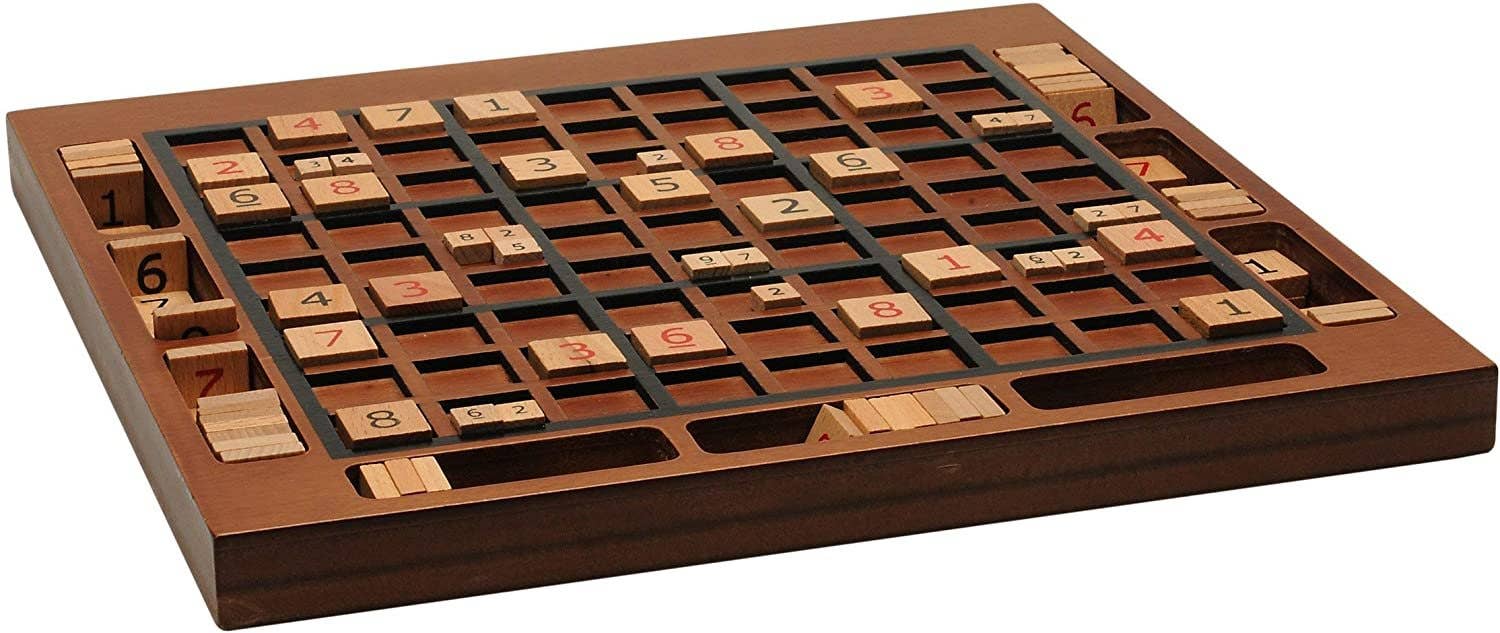 Wood Expressions - Wholesale Board Game - Wooden Sudoku Board in Walnut Stain - 11.5 in.4