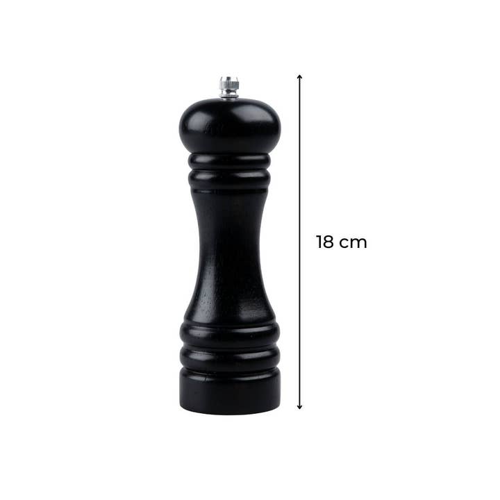 FM Professional - Wholesale Pepper Mill - FM Professional Divers 18 cm Black Manual Pepper Mill2