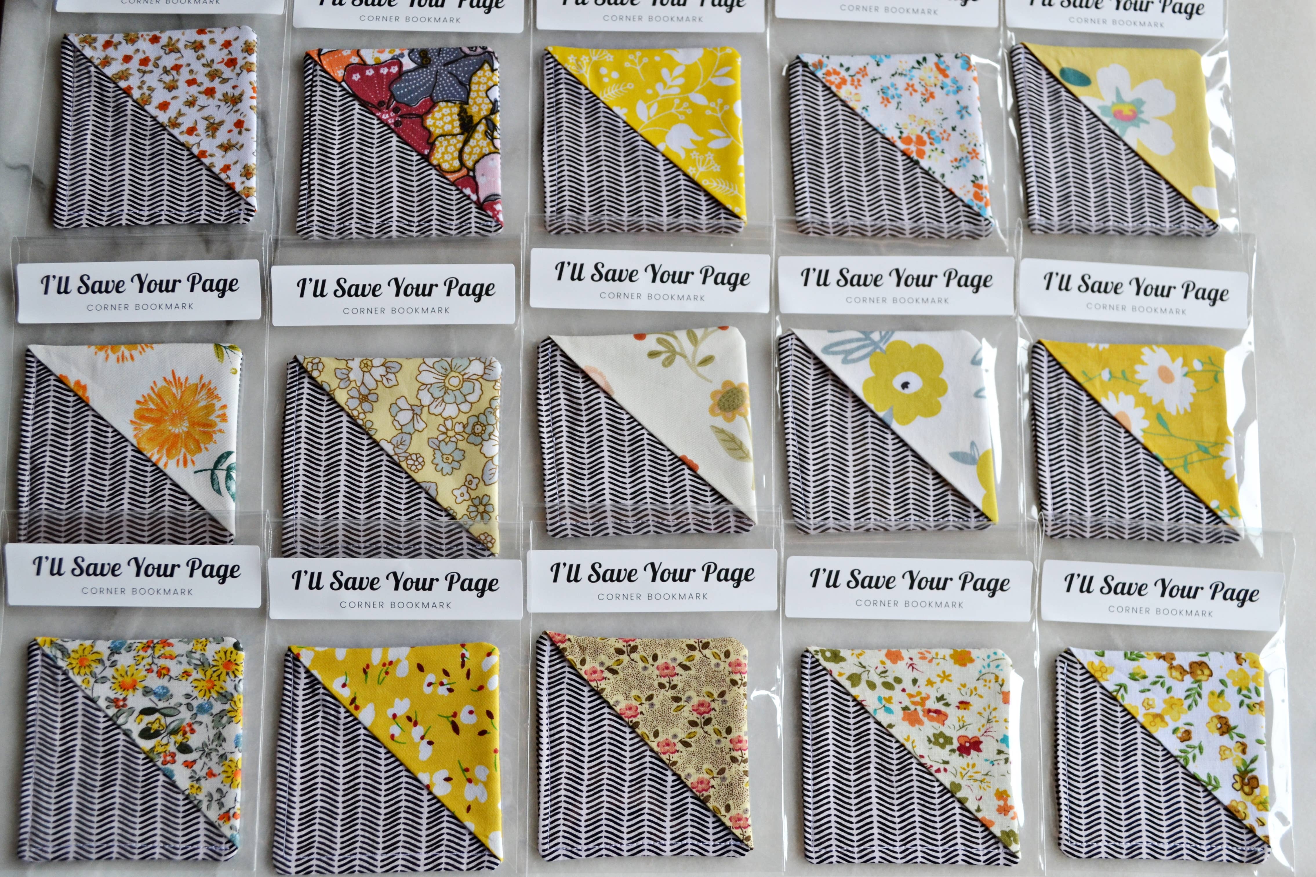 Evergreen View Farm – Großhandel Lesezeichen – Lesezeichen-Ecken aus Stoff für Buchliebhaber und Buchhandlungen21