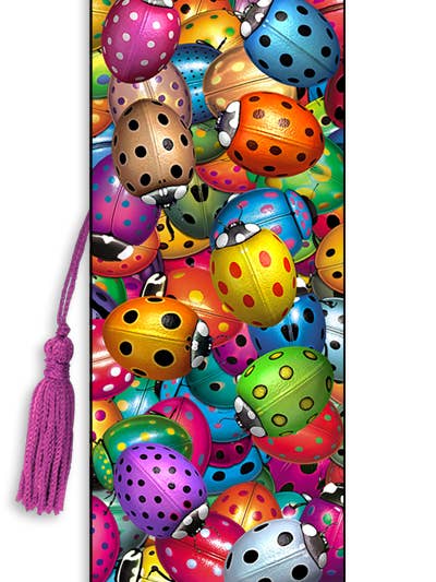 3D Royce bookmark - Beetlemania (Ladybugs) for wholesale by Artgame Ltd.