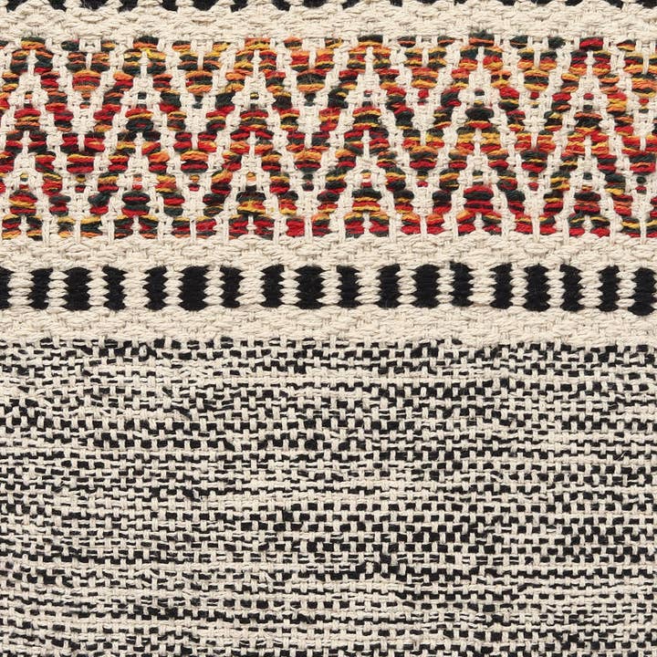 Motley Bohemia Multi · REDEARTH · STUFFED Pouf 100% Cotton (17.5"X17.5"X17.5") for wholesale on Faire6