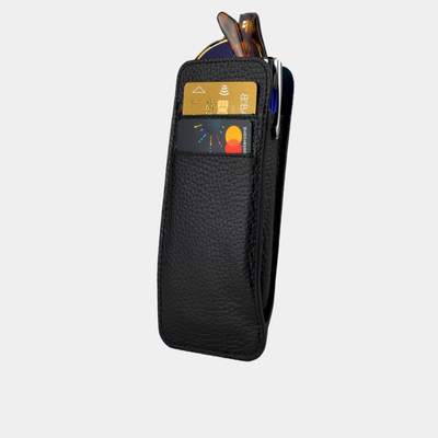 RFID SCHWARZES 3-IN-1-BRILLENETUI für den Großhandel von BEAUMOUR PARIS