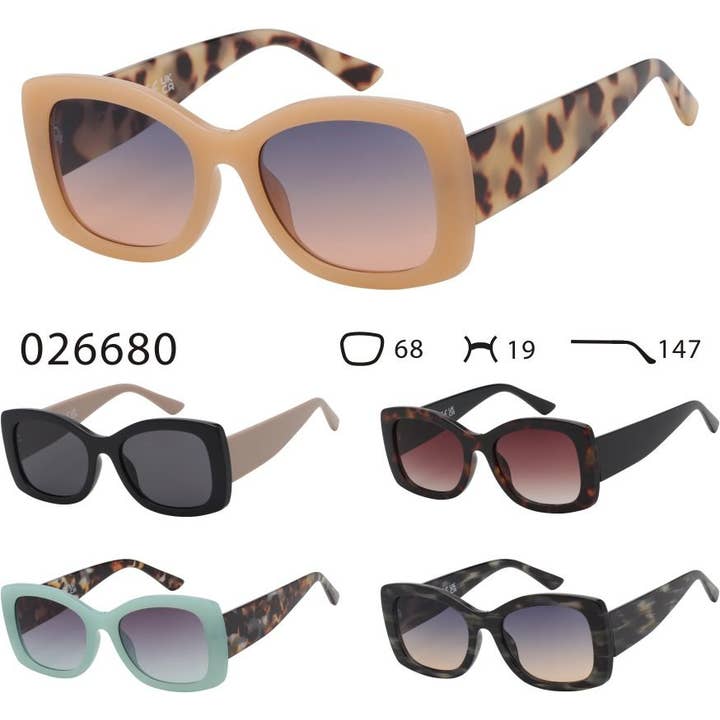 City Vision zonnebrillen, trendy design, 12 stuks per verpakking voor wholesale door City Vision