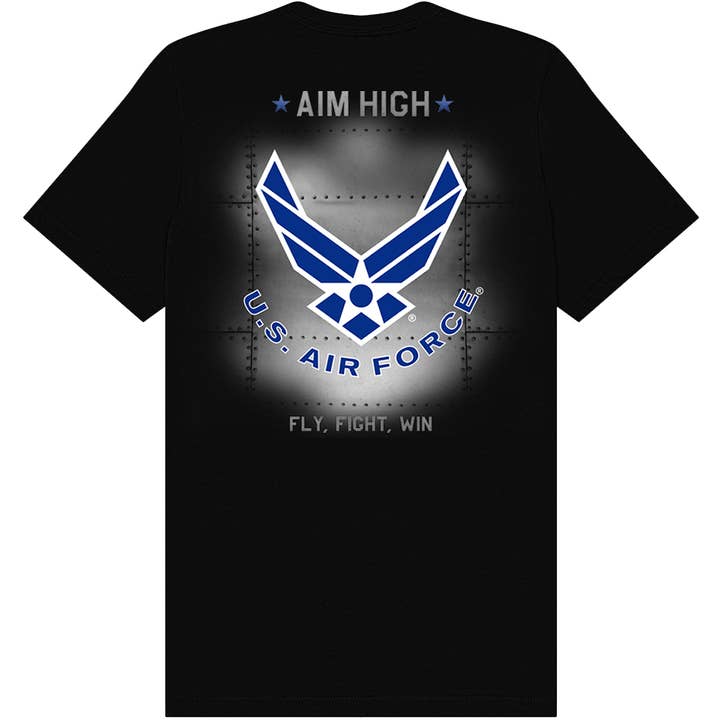 T-shirt Rivet Over de l'U.S. Air Force par Aeroplane Apparel Co. pour la vente par Aeroplane Apparel Co.