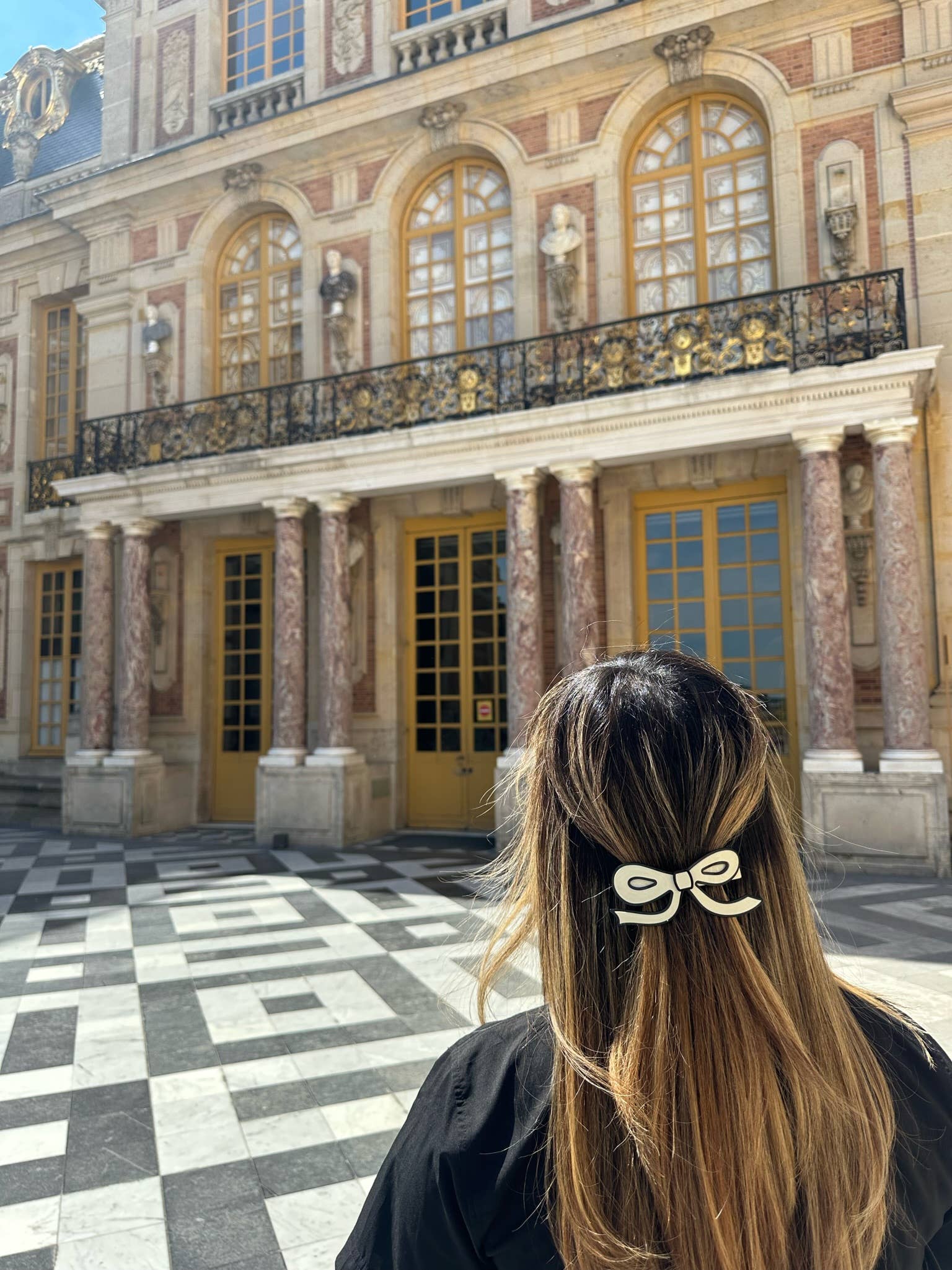 Solar Eclipse – wholesale Barrette – Women’s – Handmade Acetate Bow French Barrette Clip3