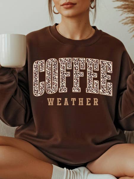 Kaffe Vejr Sweatshirt for engroshandel hos The Savvy Cactus