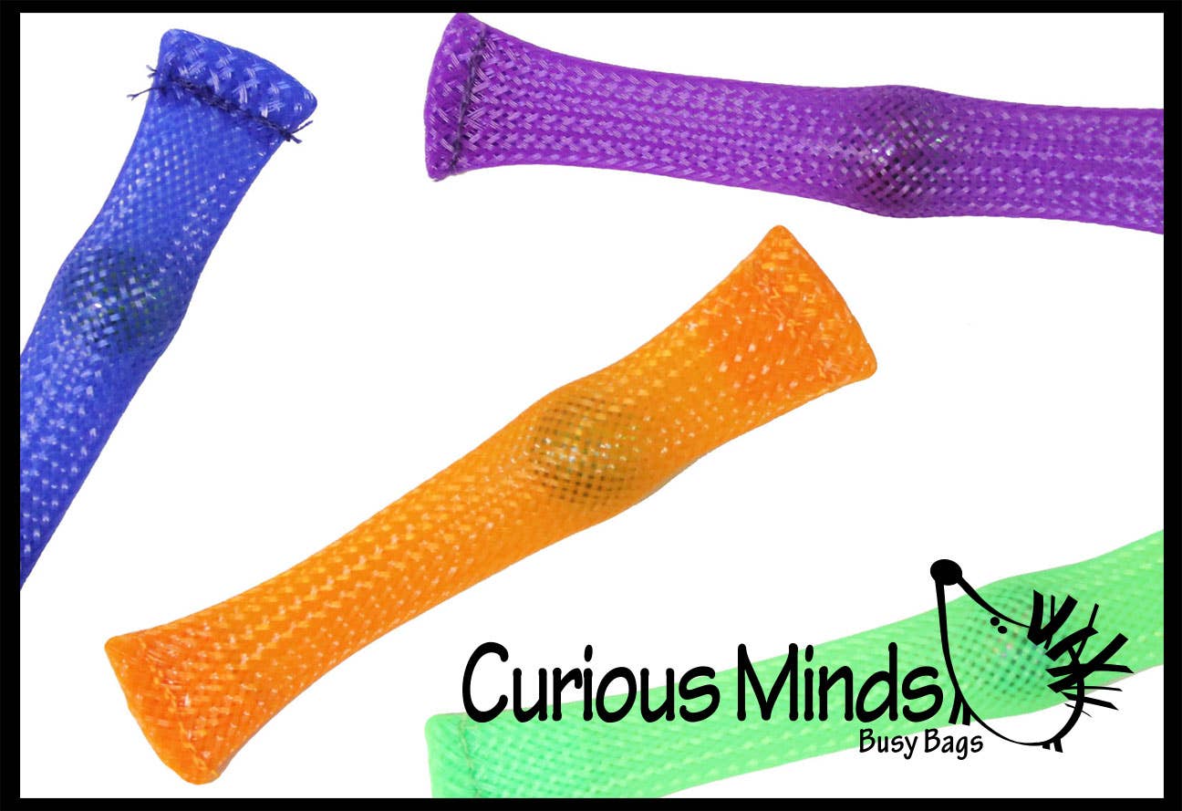 Curious Minds Toys – wholesale Fidget toy – Kids – 1 Mesh Tube and Marble Fidget Toy7