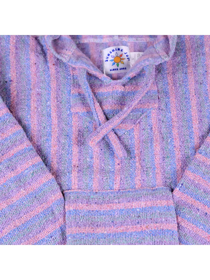 Sunshine Joy - Wholesale Hoodie - Men's - Baja Joy High-Quality Pull-Over Hoodie Jacket Pastel Stripe6