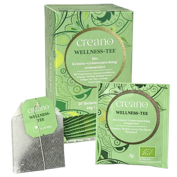 Creano - Wholesale Health/detox tea - Pack of 20 organic tea bags wellness tea*1